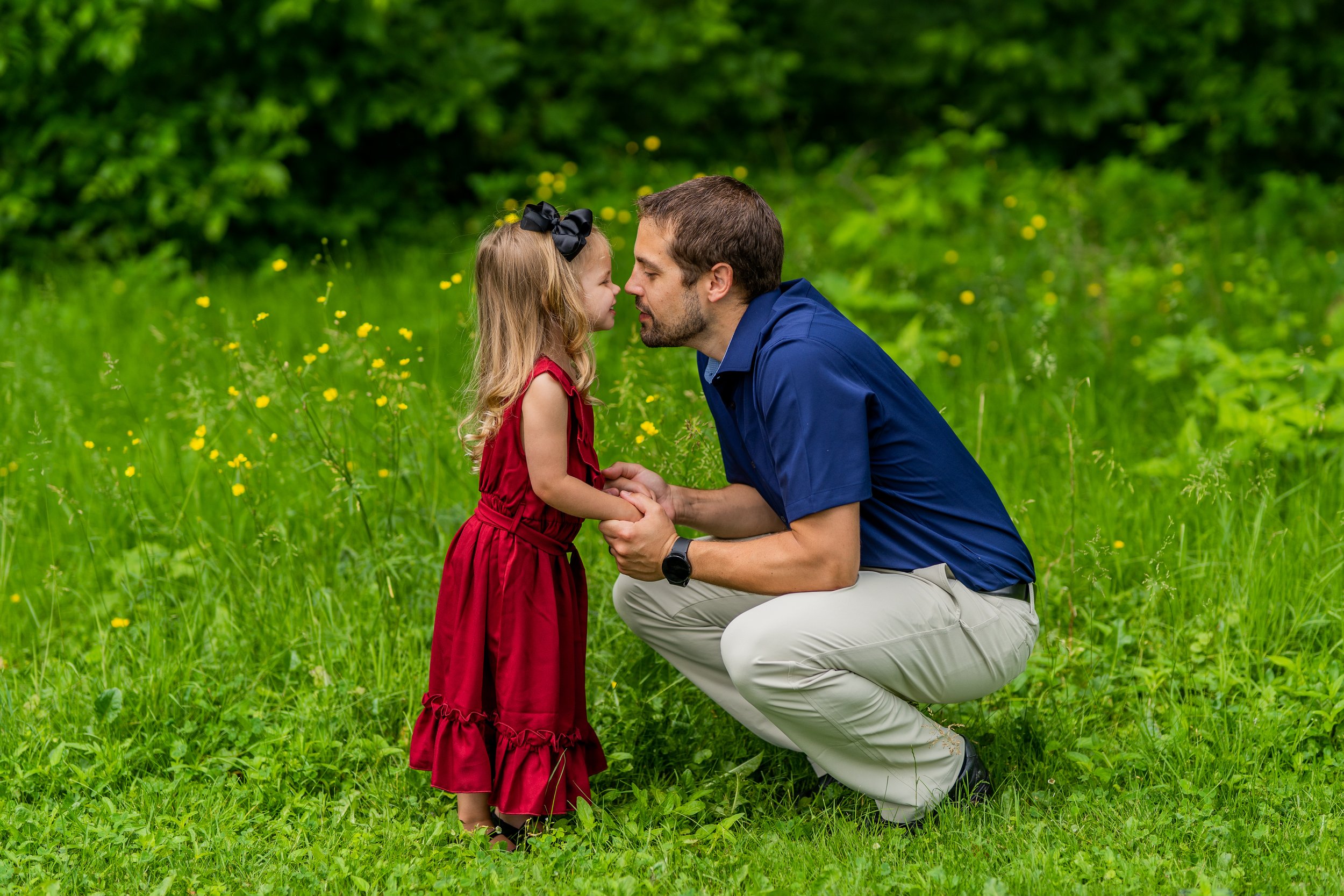 daddy daughter butterfly kiss