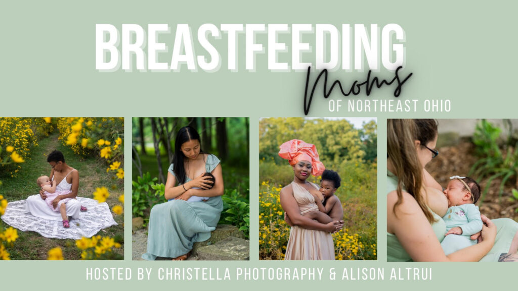 Breastfeeding Moms of Northeast Ohio Facebook Group hosted by Christella Photography