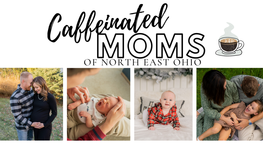 caffeinated moms of northeast ohio facebook group cover hosted by christella photography and alison altrui